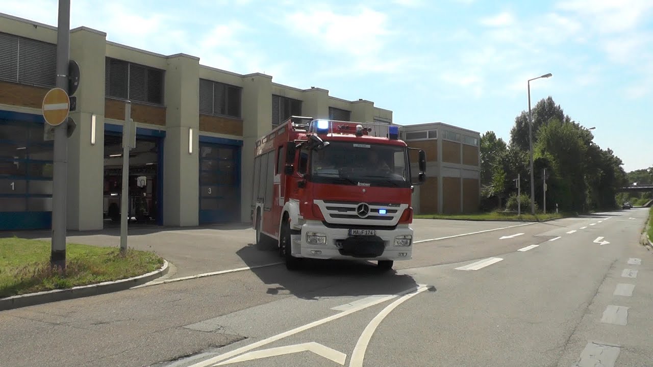 HLF 30/20 BF Mannheim FW S&uuml;d + Alarmeingang
