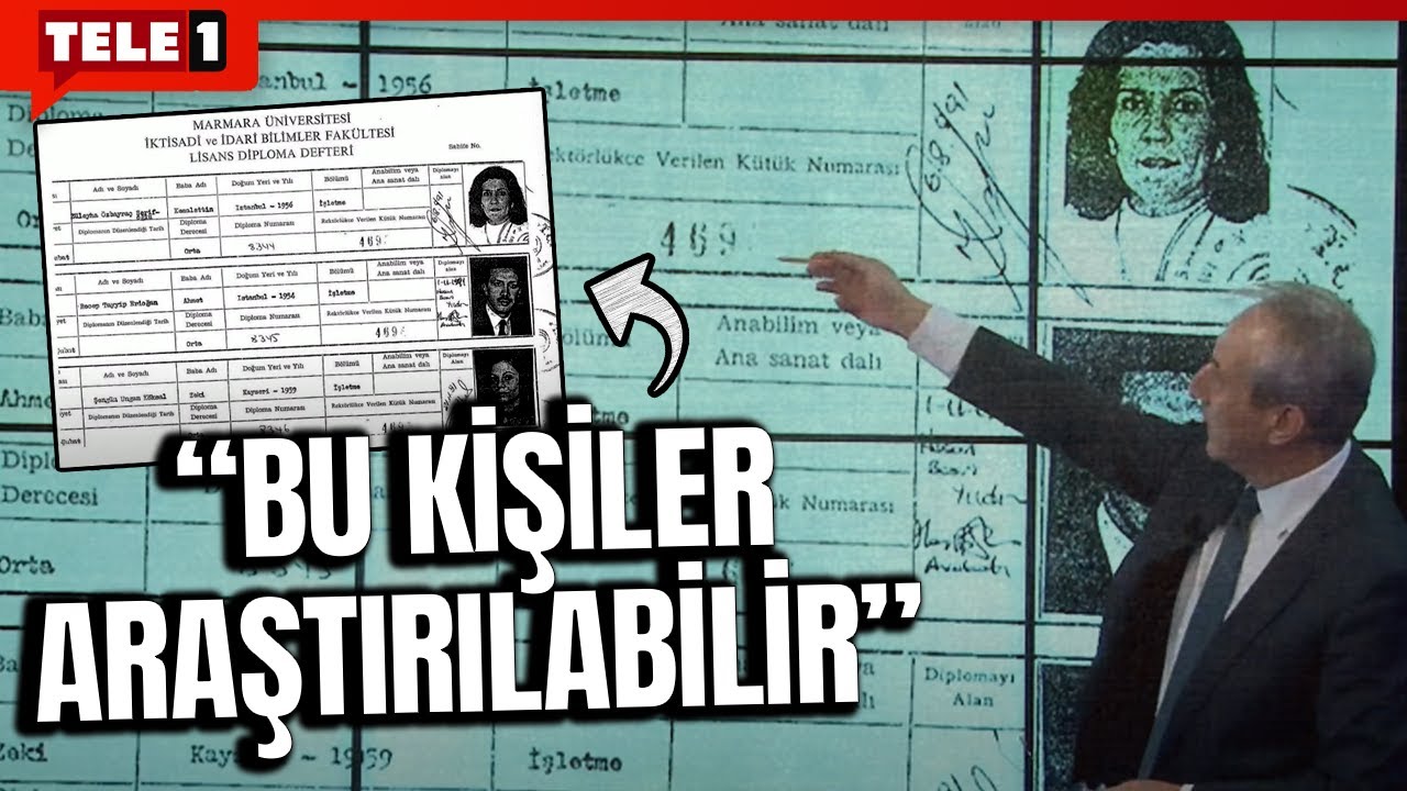 Erdoğan'ın Diploma Defterindeki Şüphe Yaratan Detayları İyi İnceleyin! Salim Şen Anlatıyor.. | ARŞİV