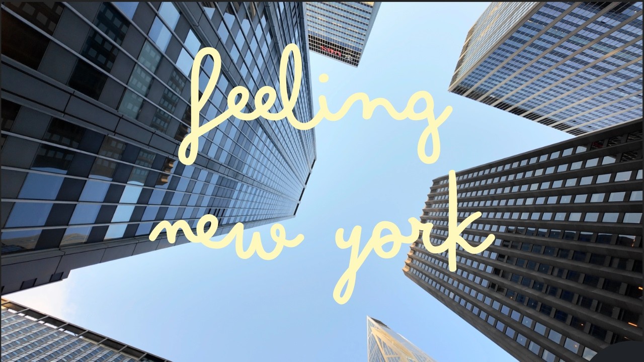 Walking Midtown Manhattan: Coffee , Times Square & Apple Store / NYC Relaxing & Ambient City Sounds
