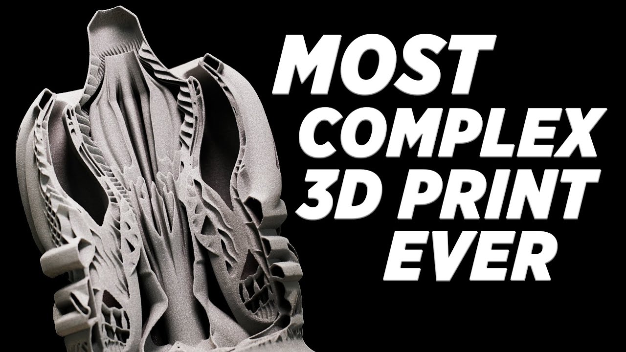 World’s Most Complex 3D Printed Part is made from Titanium
