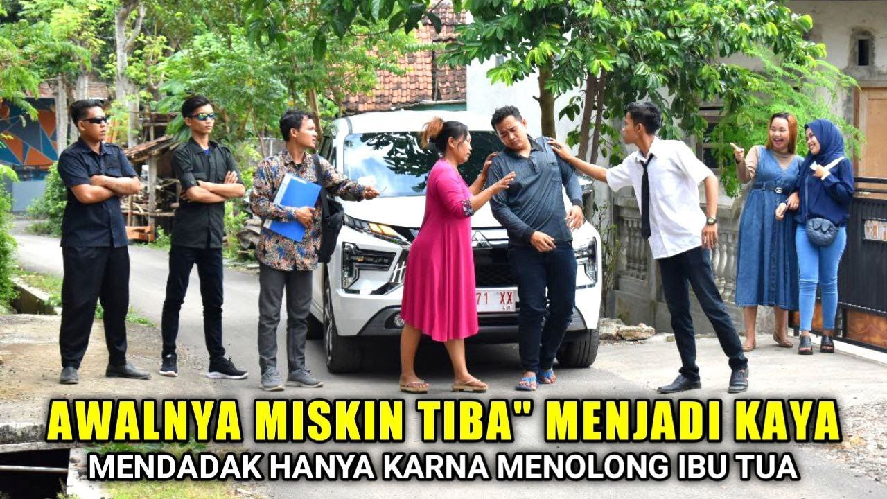 PRIA MISKIN TIBA TIBA  KAYA MENDADAK HANYA KARNA MENOLONG IBU TUA KESAKITAN LIHAT APA YANG TERJADI