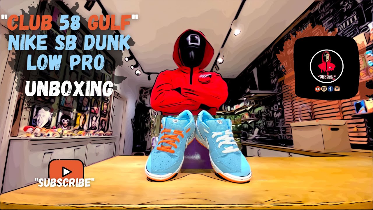 Nike SB Dunk Low Pro Club 58 Gulf Unboxing.