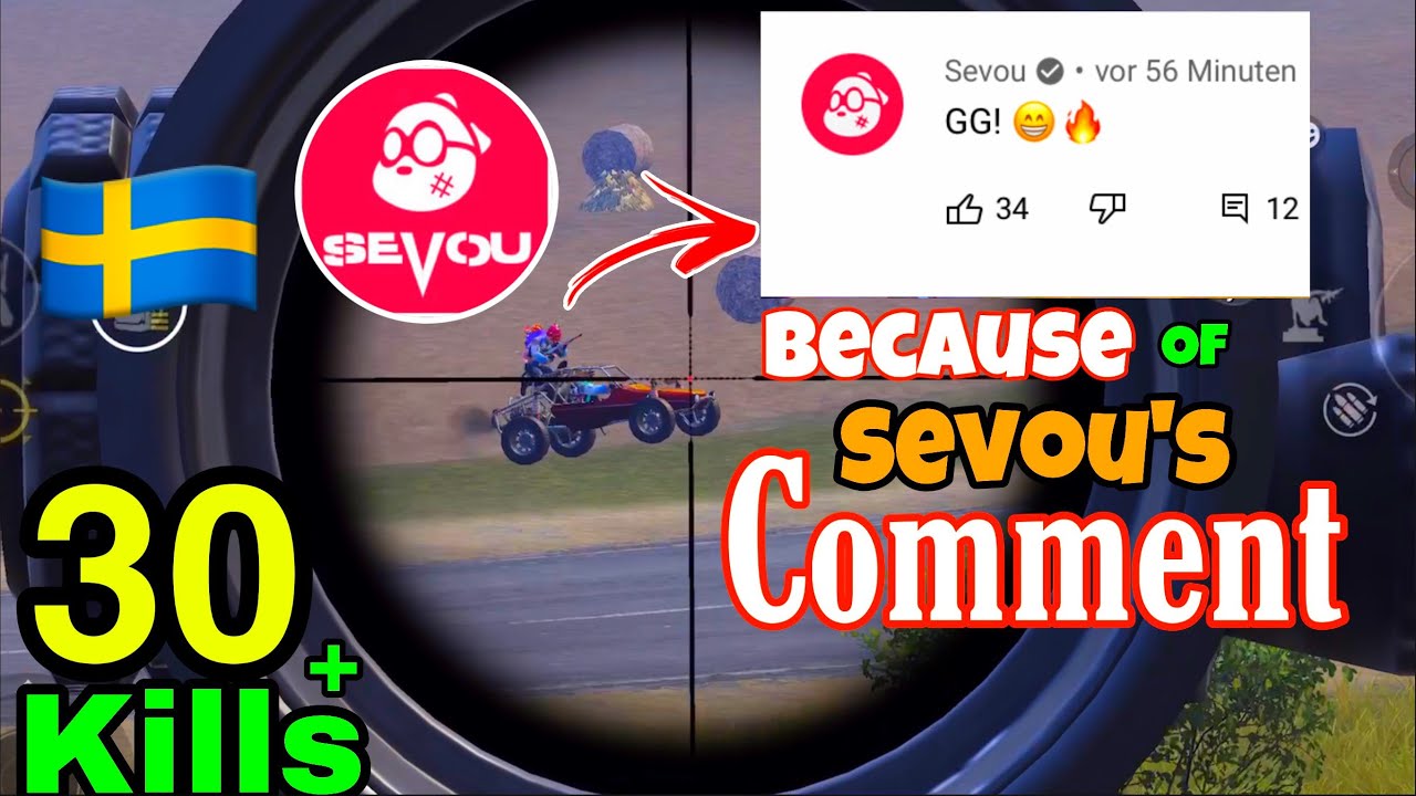 Becuase of Sevou's COMMENT!! 🙏🏻 | 30+ kills from 2 Matchs | PUBG MOBILE