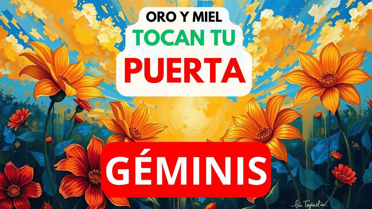 GÉMINIS 😳 ALGO EXTRAÑO SUCEDE EN TU HOGAR… Y EL DESTINO TE DERRAMA ORO Y MIEL ✨ TU VIDA DA UN GIRO 💲