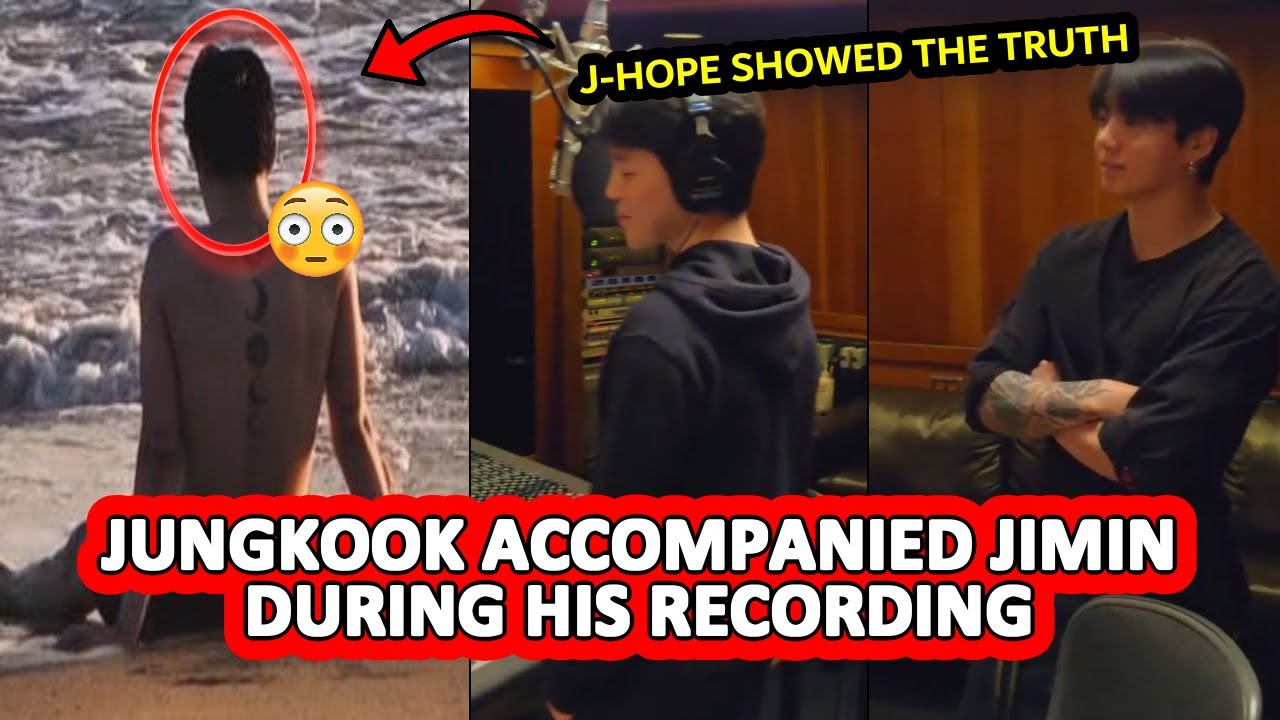 Он НЕ один! 😍 Чонгук был рядом с Чимином на записи 💕