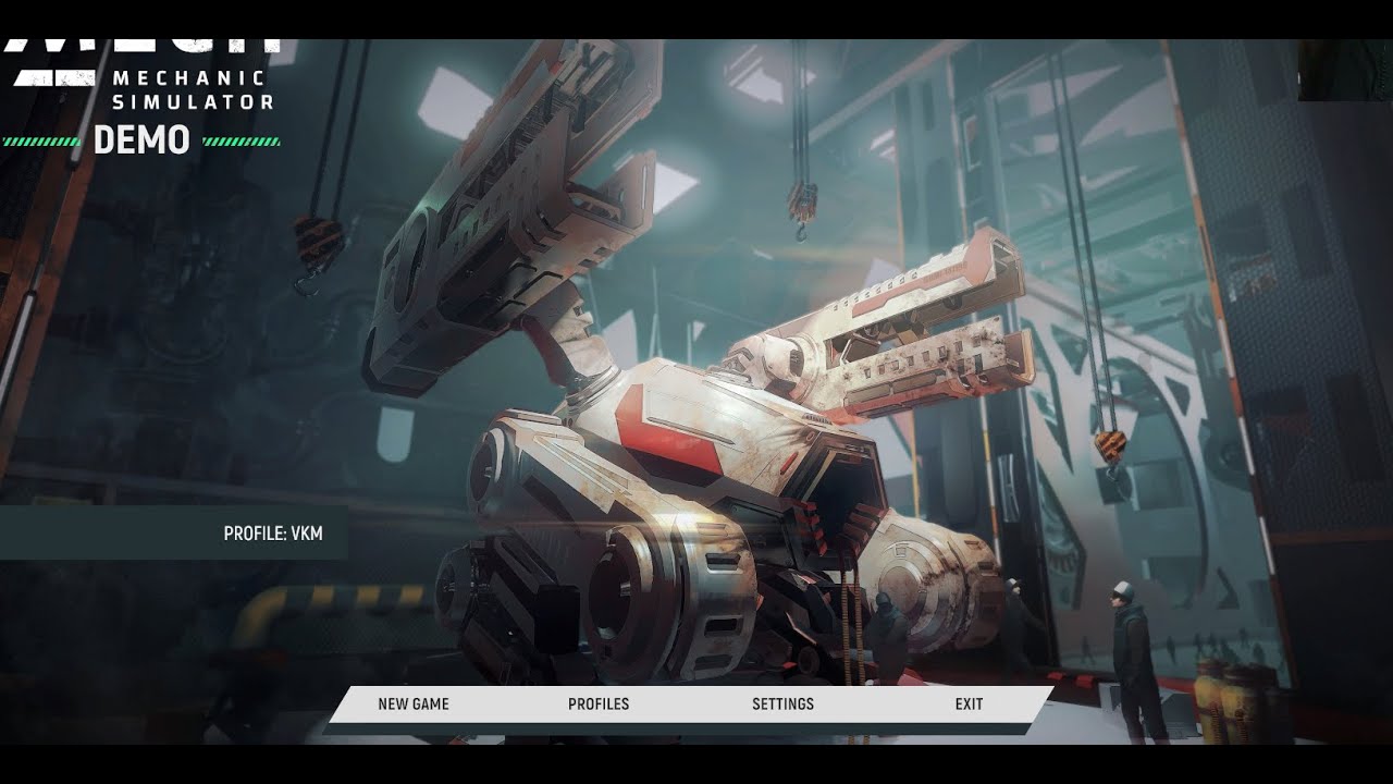 New Game Demo Part 2 | Mech Mechanic Simulator | Not Yet Released Game | Mech Rebuilding Simulation