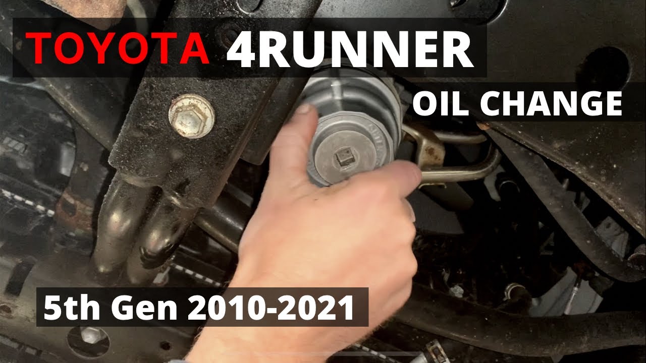 Замена масла в Toyota 4Runner 5-го поколения (2010-2024)