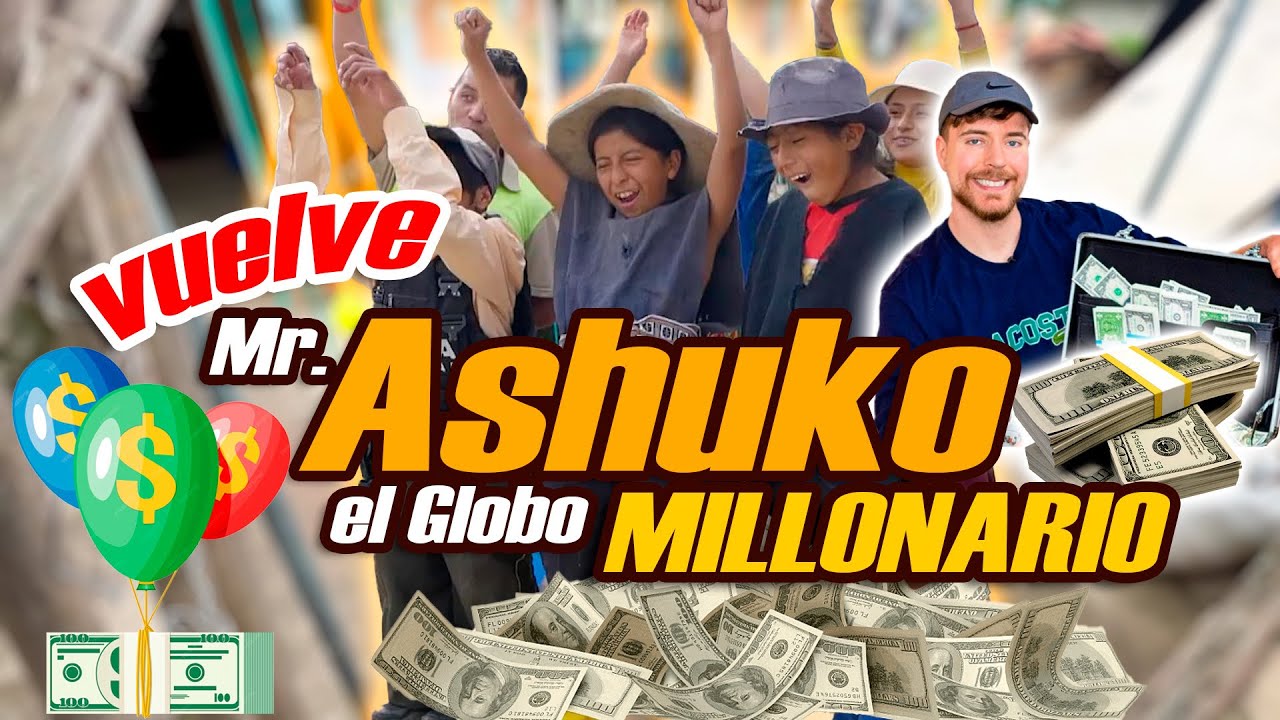 MrBeast regala plata mas 1000 dólares a ashukito