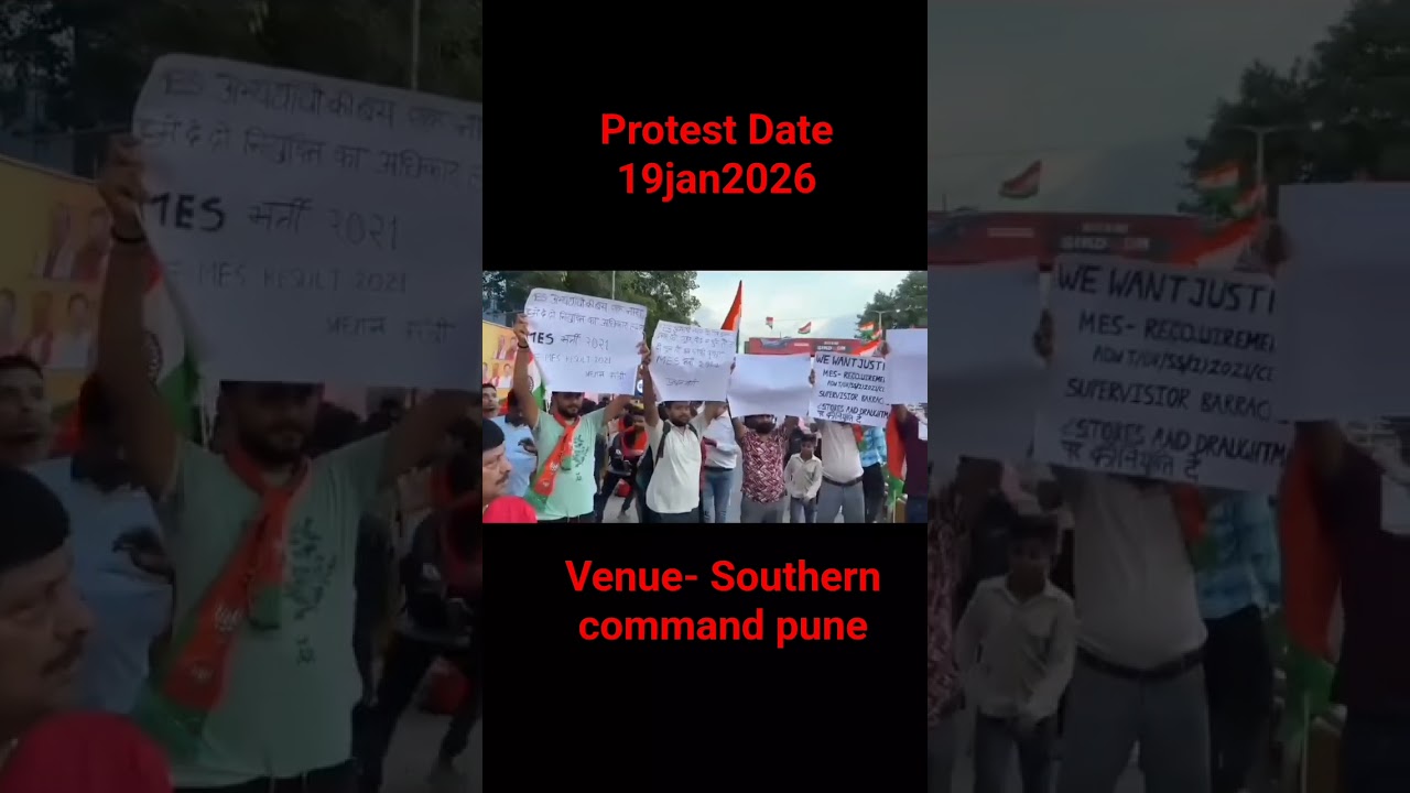 Protest date 19 jan 2026#defence # mes #news  # protest #joining #defence #mod #army