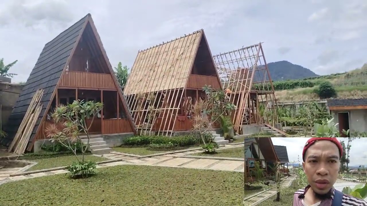 Proyek Pengadaan Rumah Kayu Jati Model Lancip Di Bandung