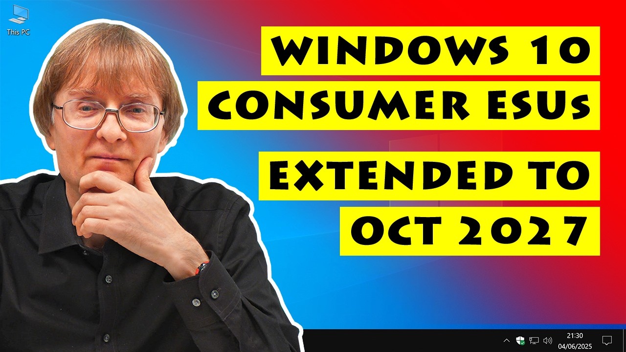 Windows 10 Consumer ESUs Extended to October 2027