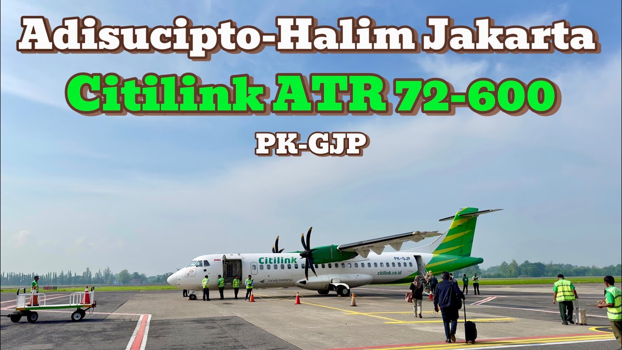 Naik Pesawat Citilink ATR 72-600 dari Bandara Adisucipto Yogyakarta ke Halim Perdanakusuma Jakarta