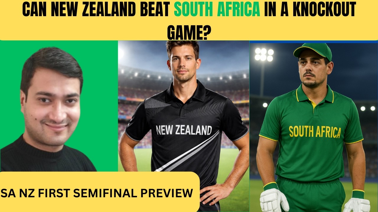 south Africa vs new Zealand first semifinal preview | t20 world cup 2026 | india- srilanka