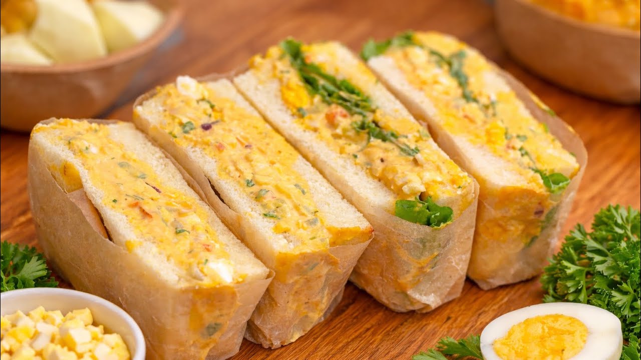 My Family Is Obsessed With This Egg Sandwich! Creamy & So Delicious 