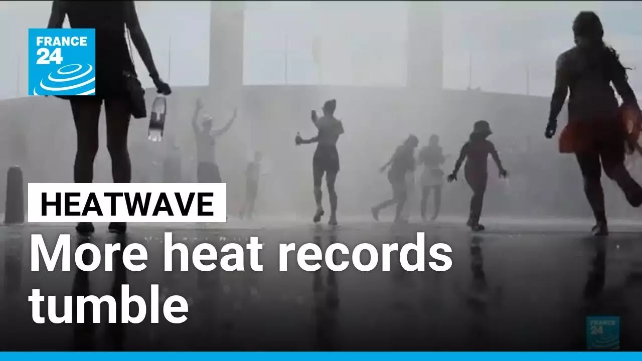 Temperature records tumble as heatwave moves east &bull; FRANCE 24 English