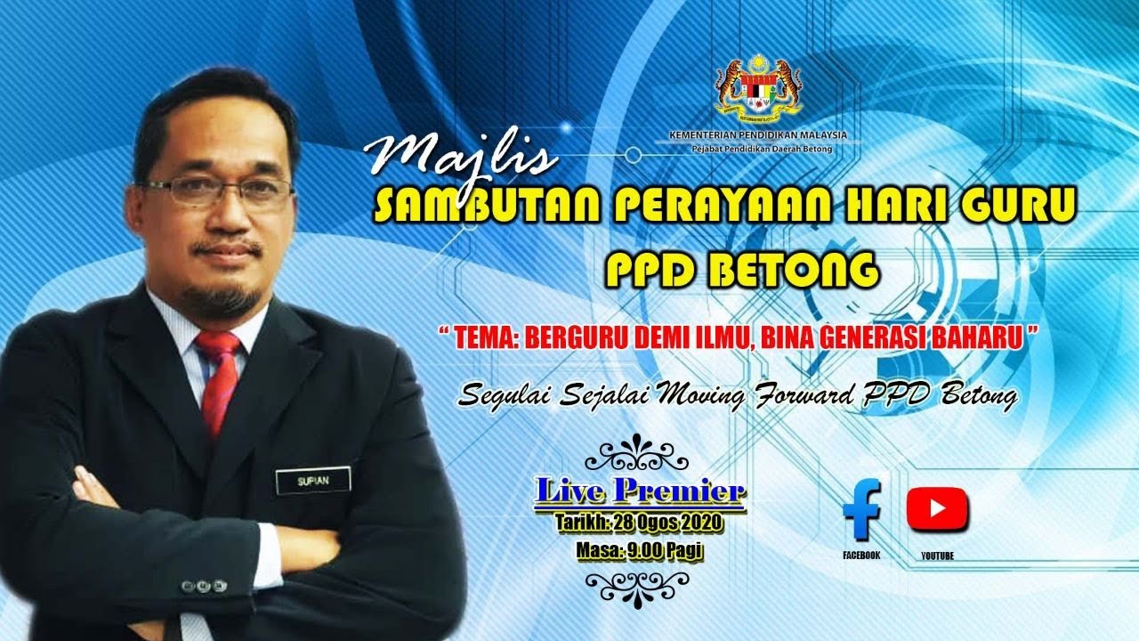 Majlis Sambutan Perayaan Hari Guru PPD Betong Tahun 2020