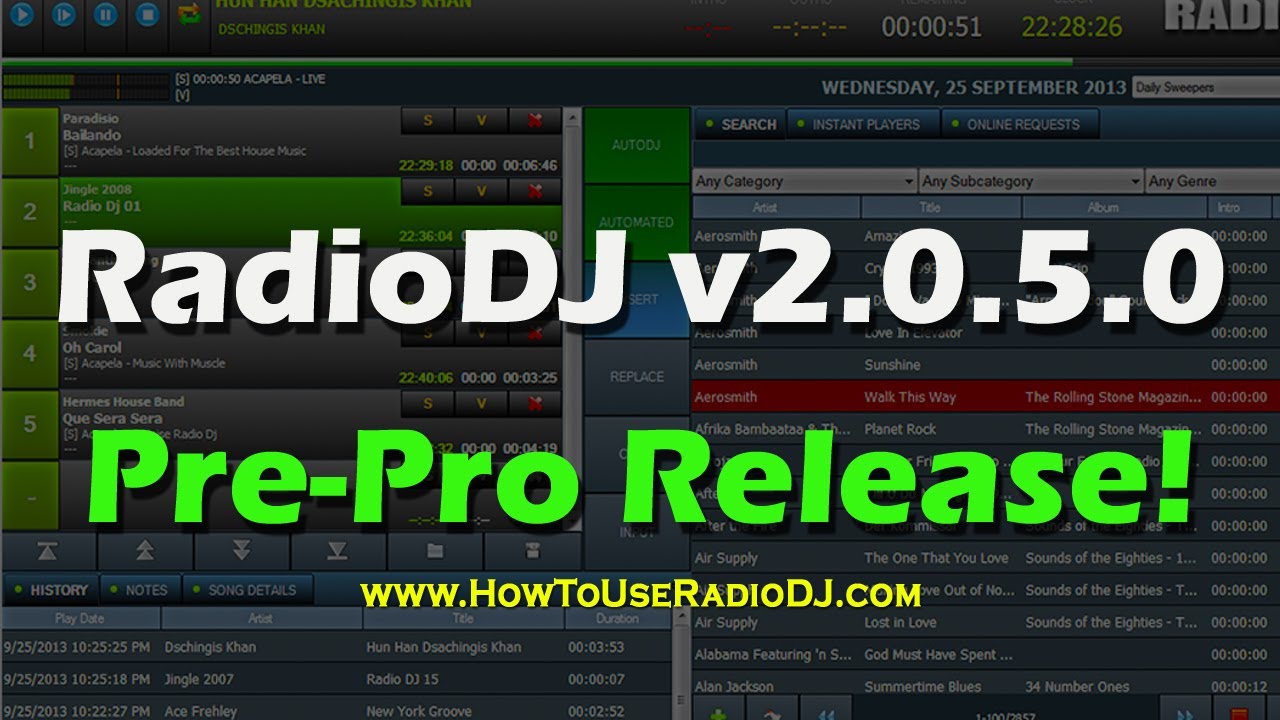RadioDJ v2050 w wersji Pre-Pro!