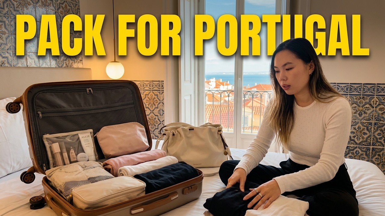 packing for portugal + what i'm bringing | outfits & other essentials