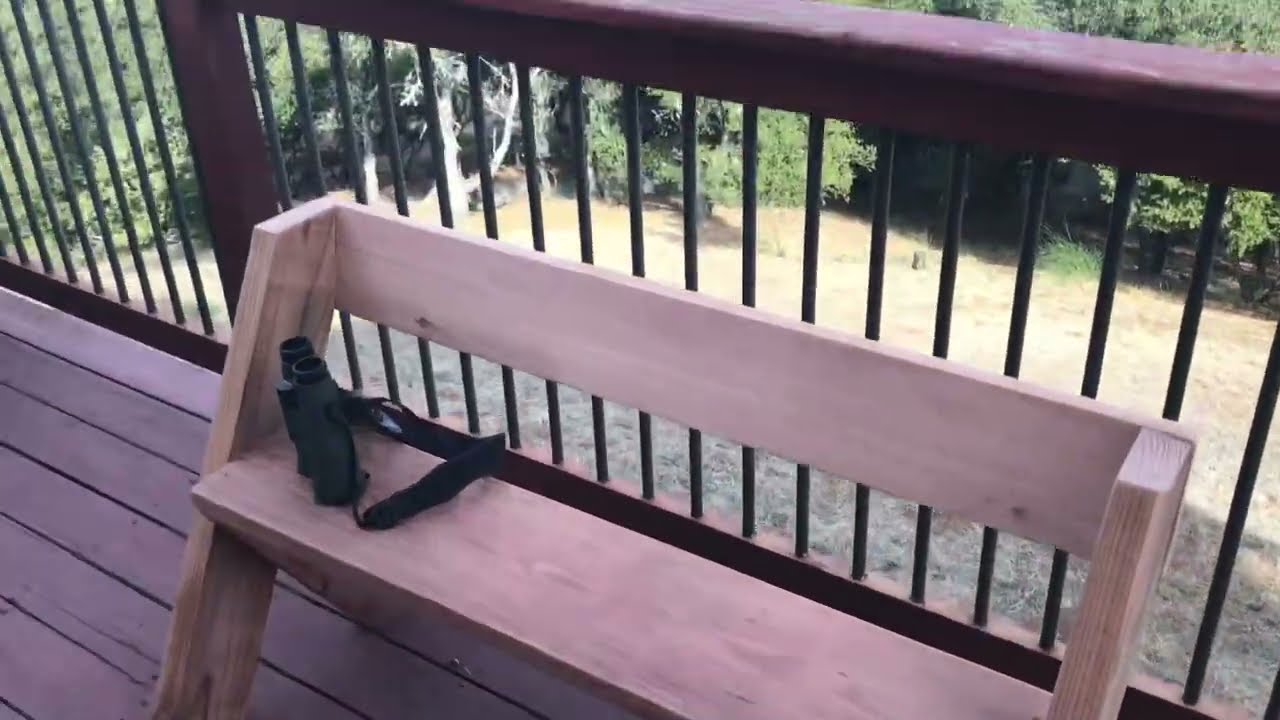 Aldo Leopold Redwood Birding Bench