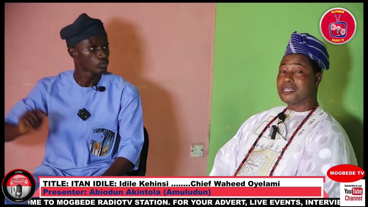 ITAN IDILE...... family lineage documentary produced by MogbedeTv.