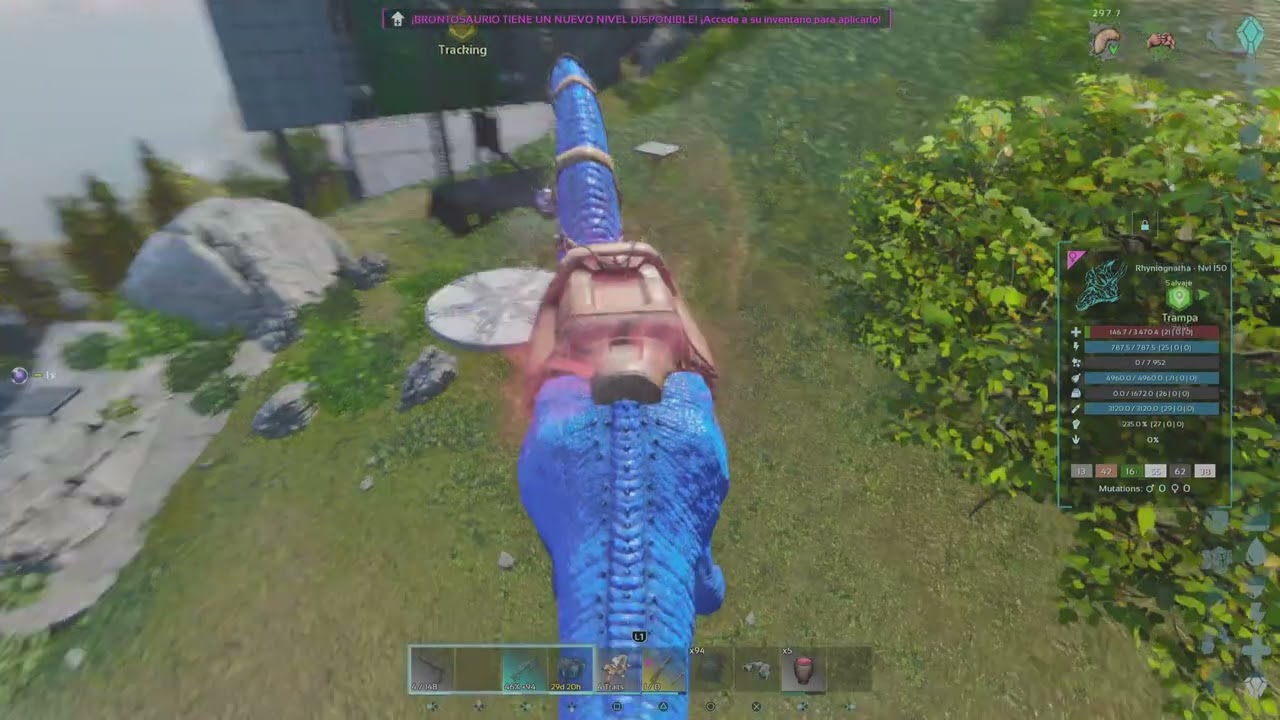 ARK Survival Ascended rhynio 150 bronto 362 base