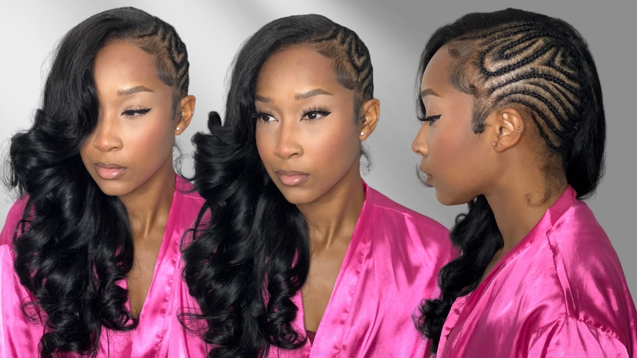 DIY Cassie Braids Quickweave. No rubber bands. Curls Queen