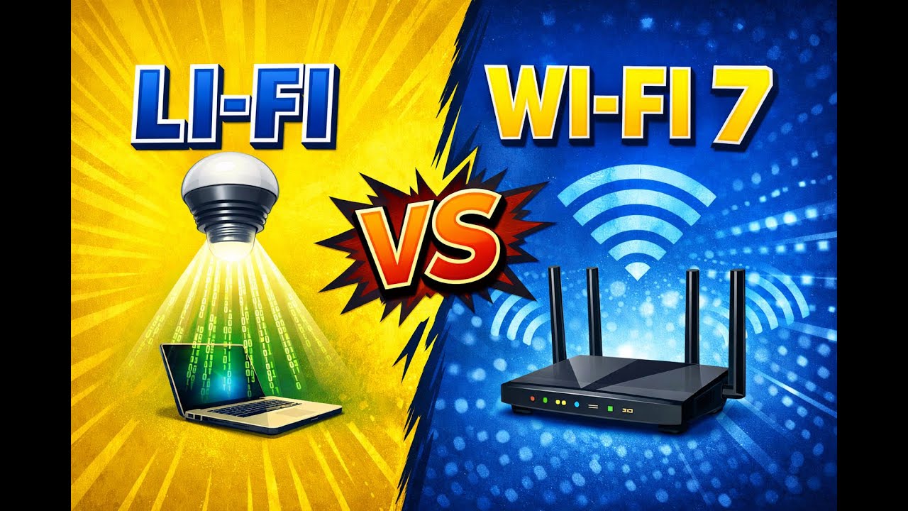Li-Fi против Wi-Fi 7: конец радиоинтернета?
