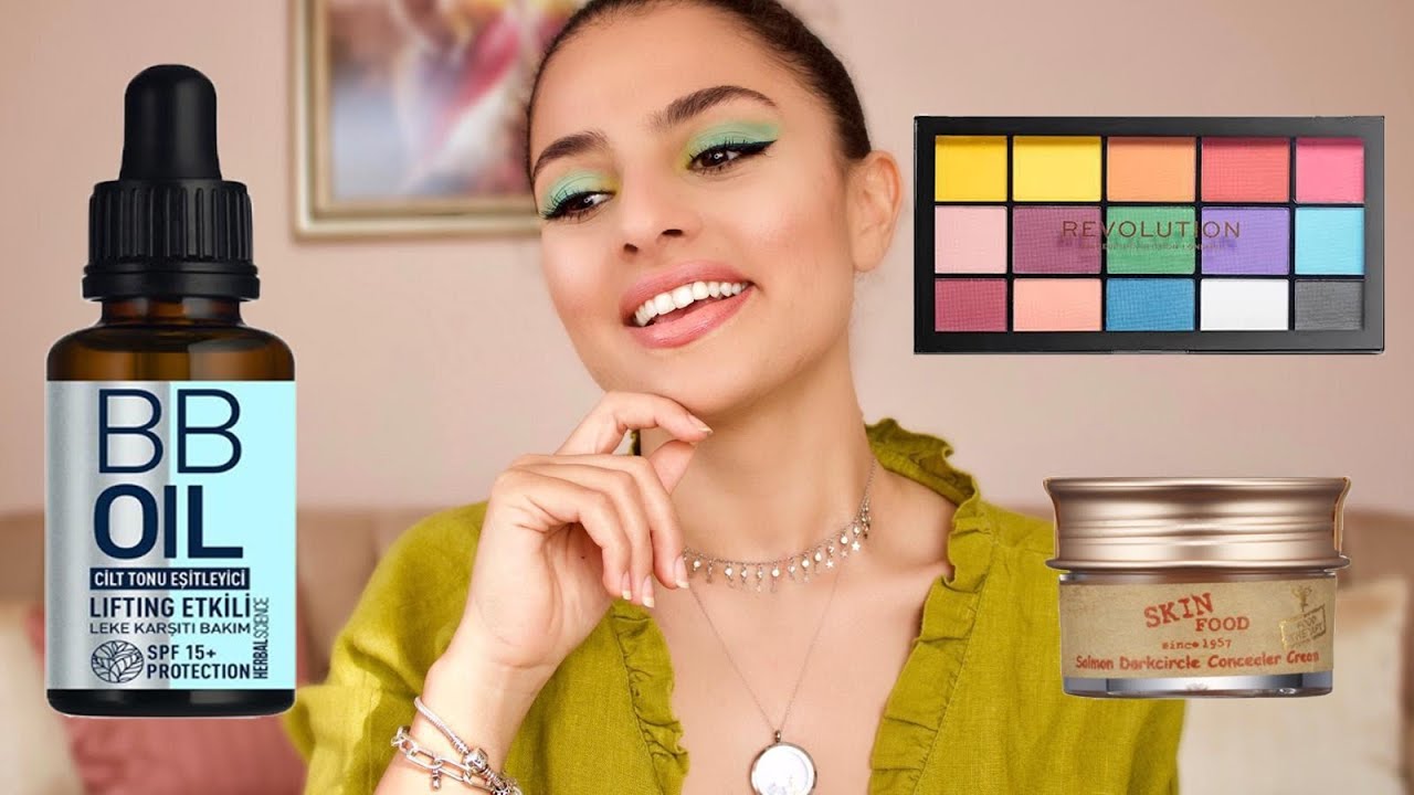 PROCSIN BB OİL İNCELEME🧐 🔍MAKEUP REVOLUTION MARVELLOUS MATTES İLE PASTEL TONLARDA BAHAR MAKYAJI ☀️
