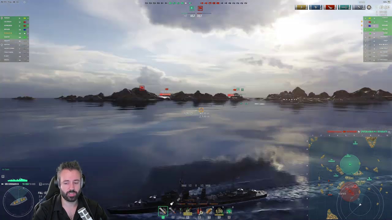 COSSACK, alternative Spielweise des Prem Gun DD's - World of Warships | [Replays] [Deutsch] [60fps]