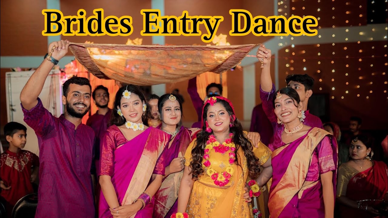 Bride Entry Dance | Gaye Holud ||Bangladeshi Wedding |
