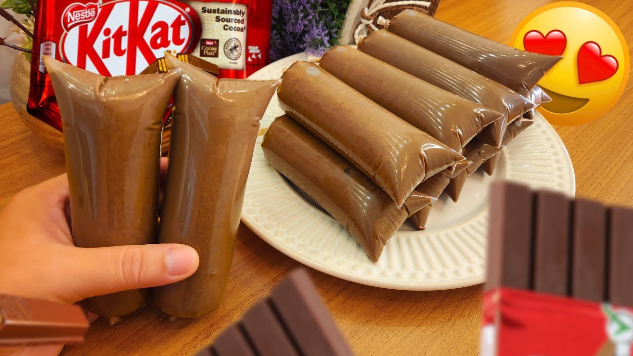 🔥 Geladinho Gourmet de KitKat: Receita Deliciosa de Páscoa 🍫🎉
