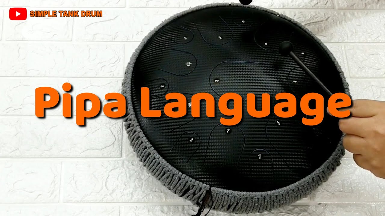 Pipa Language - Simple Tank Drum Cover with Tabs