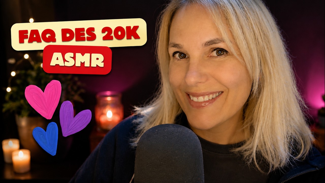 ASMR FR ❤️ FAQ des 20K ! Je réponds à vos questions