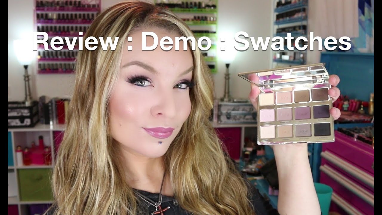 Review : Demo : Tarte Tartelette Amazonian Clay Matte Eyeshadow Palette