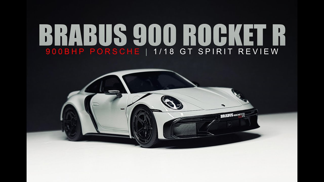 Porsche 900 л.с. | Brabus 900 Rocket R | Обзор модели GT Spirit в масштабе 1:18