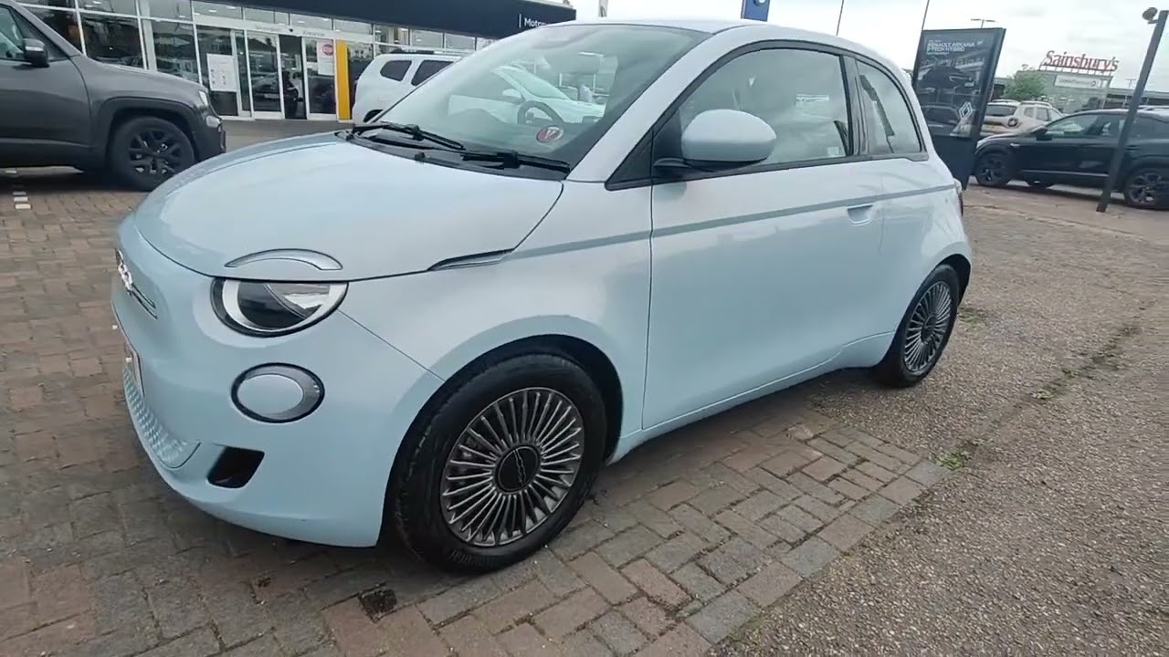 Fiat 500e Icon Celestial Blue