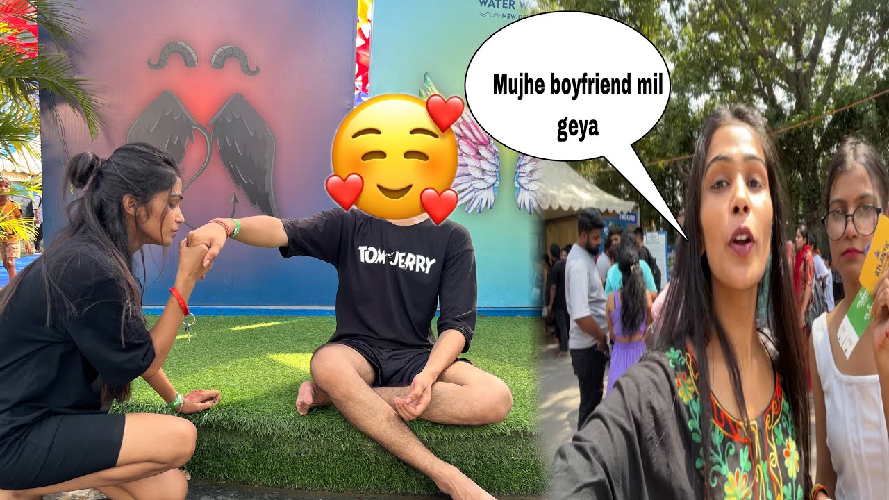 Boyfreind mil gya🥰💋|waterpark me aisa kyun hua mere saath🥹🥹|Radha vlogs|