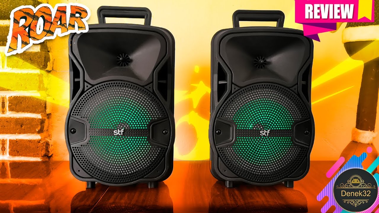 Bocinas STF Roar | Conexión dual Bluetooth, Karaoke y más