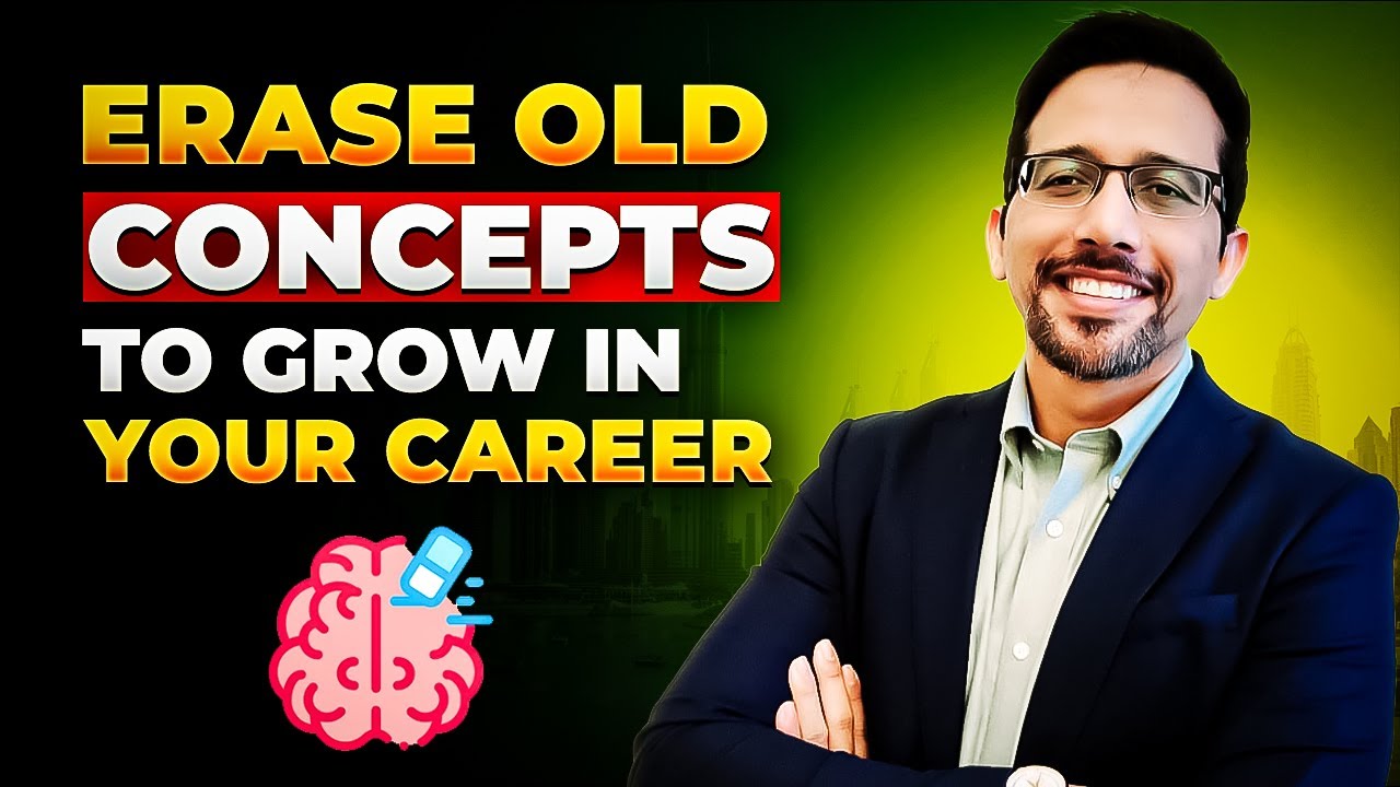 Erase old concepts to grow in your career #grow #careergrowth #old