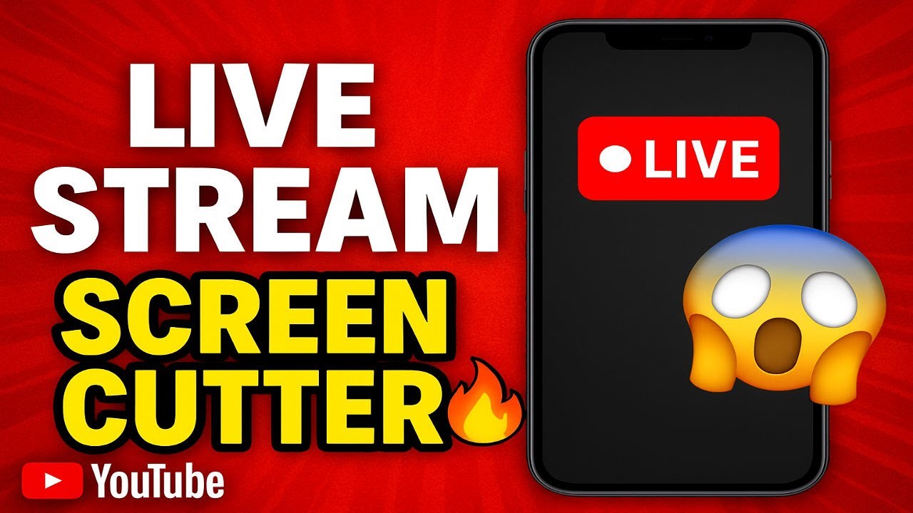 Mobile Live Stream का KING 👑 NKS Screen Cutter Setup!