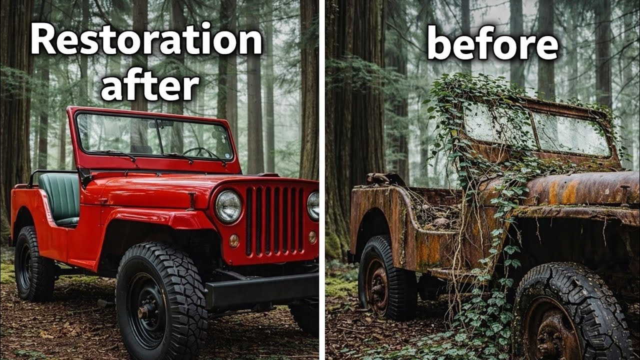 WWII Veteran Lost 78 Years | 1944 Willys MB Jeep D-Day Full Restoration