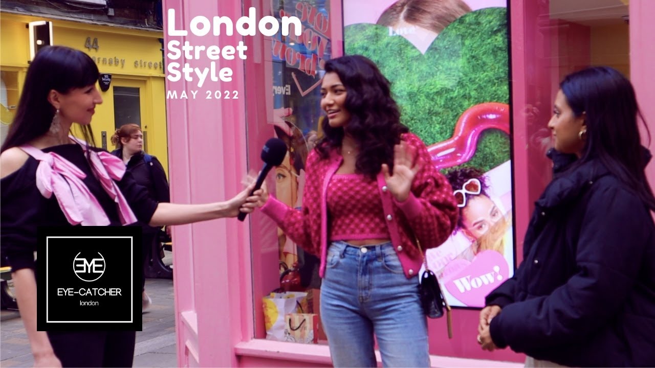 What are people wearing in London Oxford Street Soho Spring Fashion 2022 Streetstyle Video