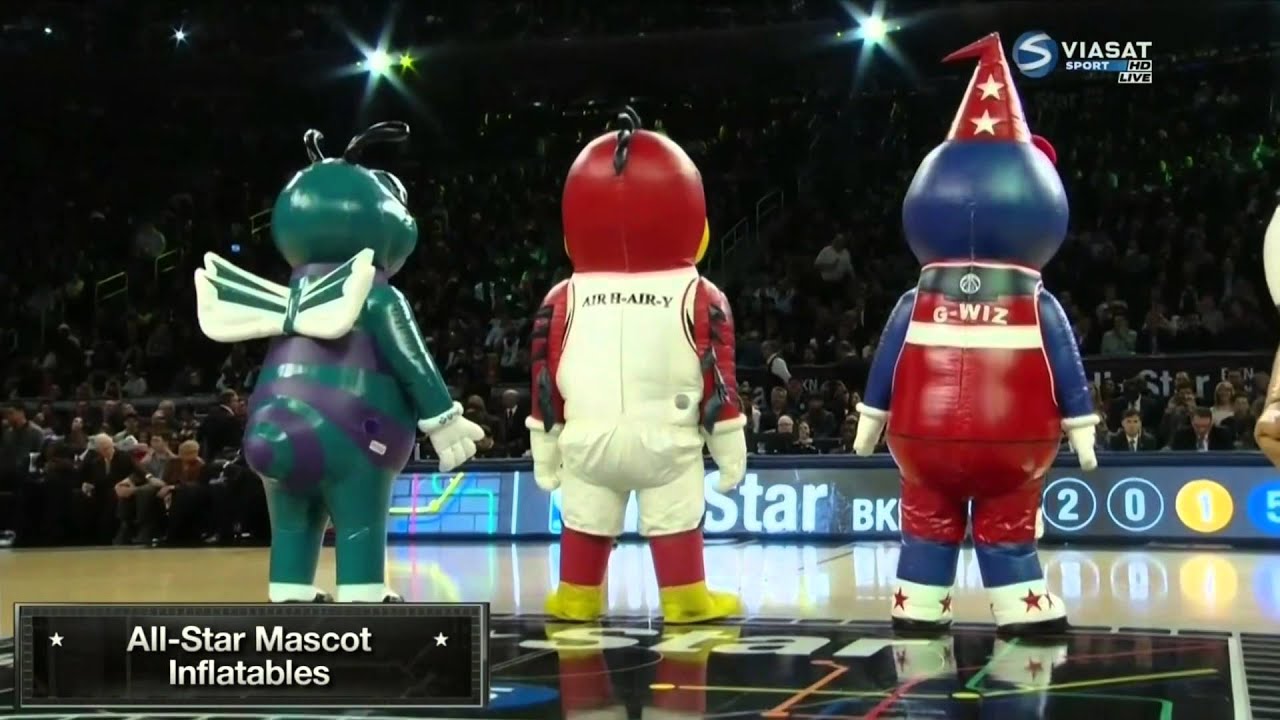 NBA All Star Mascot Inflatables 2015