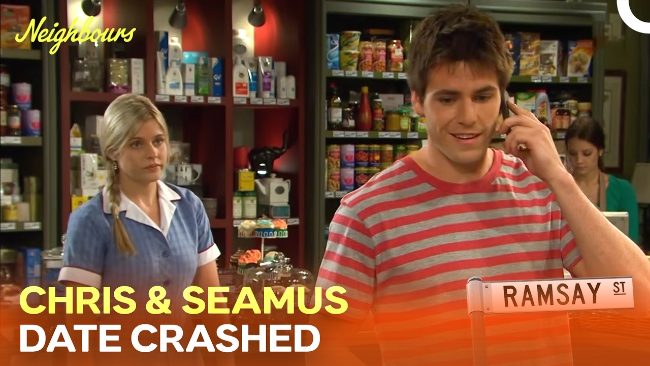 Amber Tries to Ruin Chris & Seamus’s Date! | Neighbours