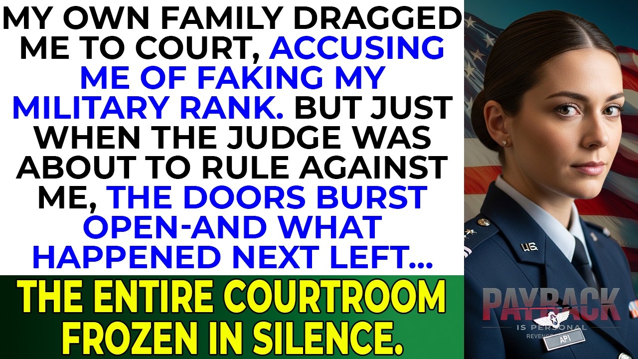 My Family Sued Me of Faking My Rank—Then My Unit Stormed the Courtroom