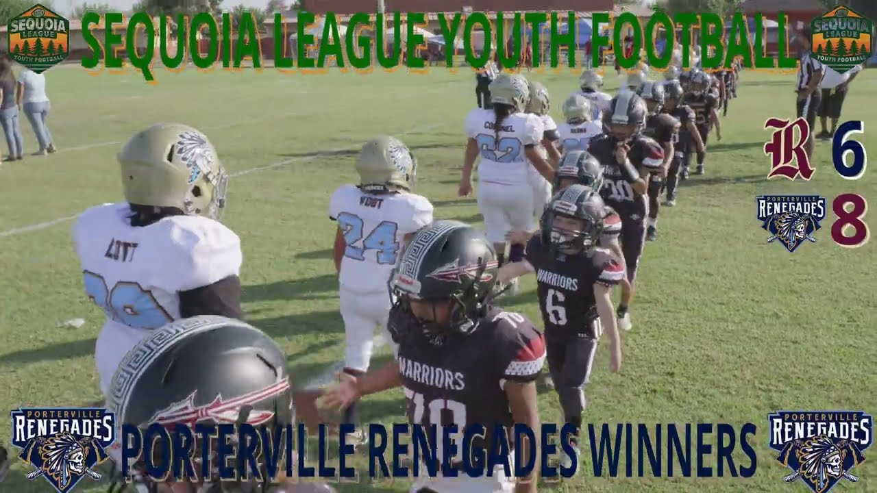 Poterville Renegades vs Richgrove Warriors jr pw 9/13/25 w4