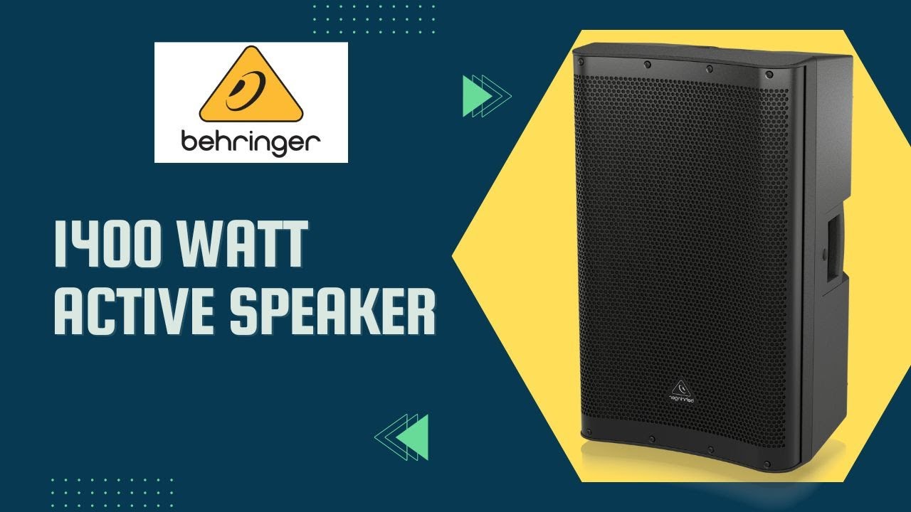DR115DSP Behringer Ka Jandar DSP Wala Active Speaker I Review Setting Sound Check