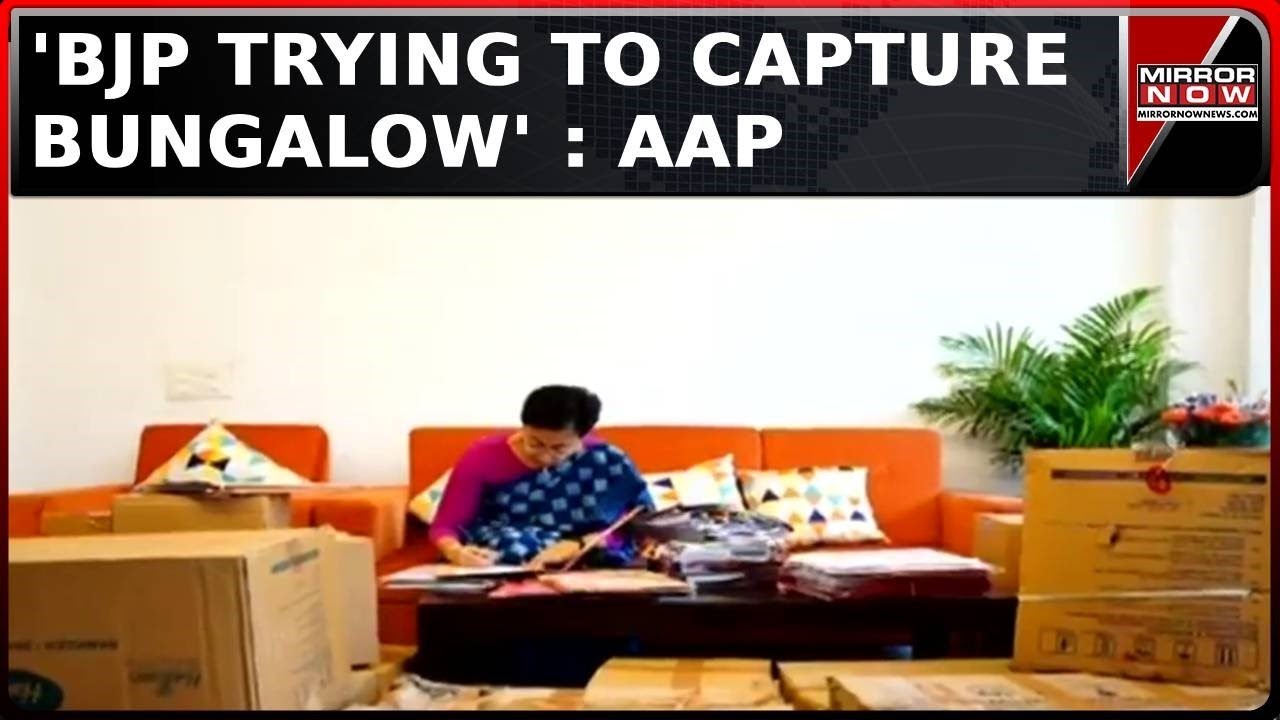 Delhi CM Bungalow Row: 'BJP Trying To Capture Bungalow' Accuses AAP As PWD Locks Residence