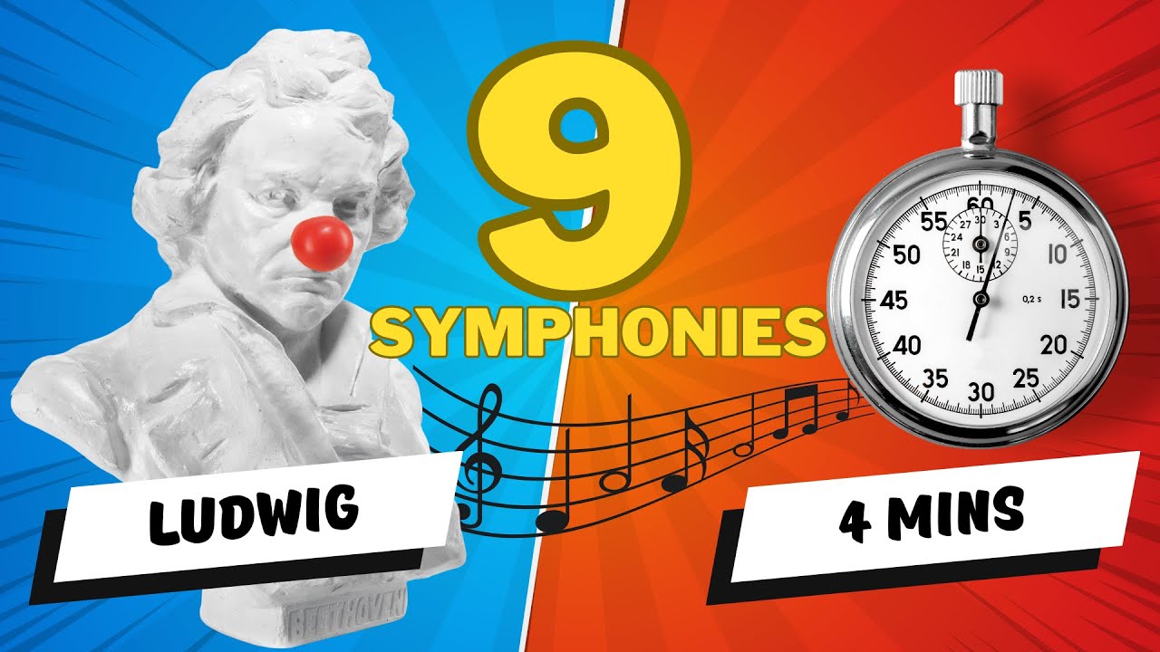 😲 Beethoven 9 Symphonies in 4 Mins | Rainer Hersch Orkestra 👏🏻👏🏻👏🏻
