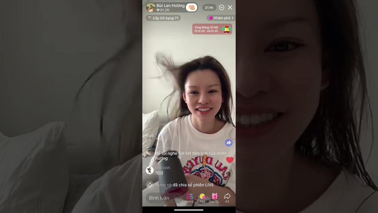 Live tiktok Lẩu gà lá é (28/12/2024)- Full
